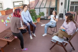 Une discussion d'équipe faciliter par Eric Boucher de ACXION PME dans le cadre d'un atelier stratégique