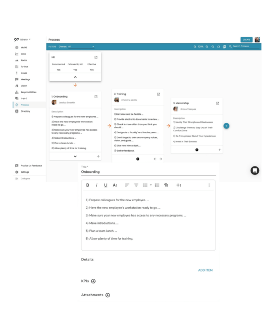 Optimisation des processus d'affaires